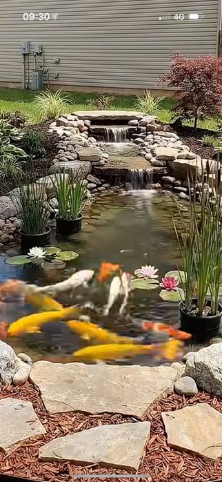 Ландшафт газон елки