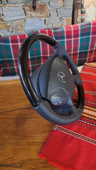 Волан за г 463 с нова естествена кожа и махагон!