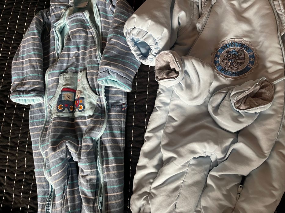 2 salopete iarna pentru baietel 68