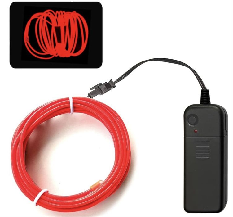 Șir luminos roșie, bandă luminoasă 3M