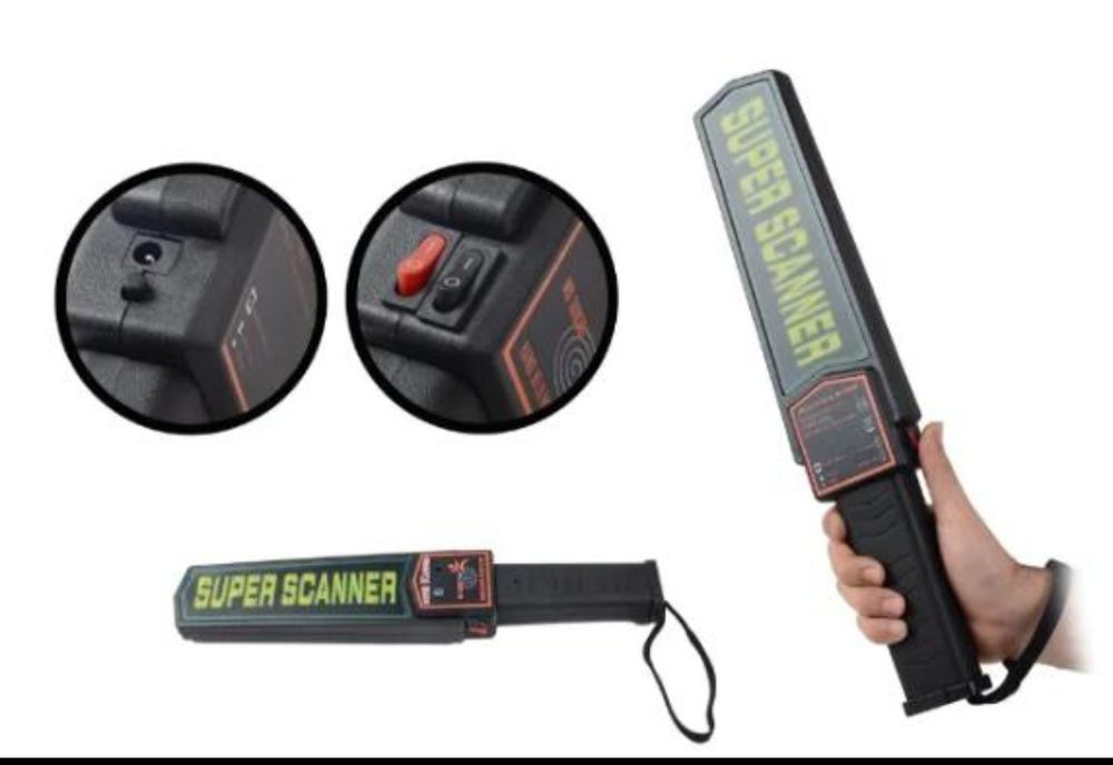 Профессиональный ручной металлодетектор SUPER SCANNER