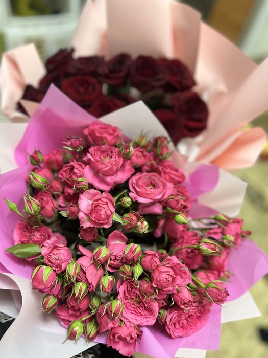 Цветы букеты по 8к