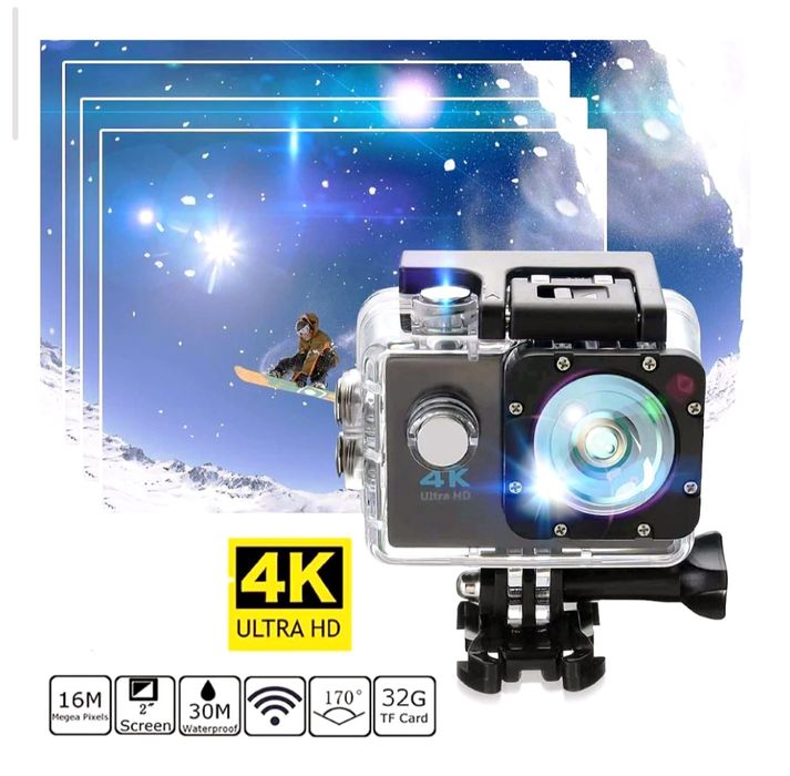 Camera acțiune 4K Ultra HD Impermeabilă Wifi