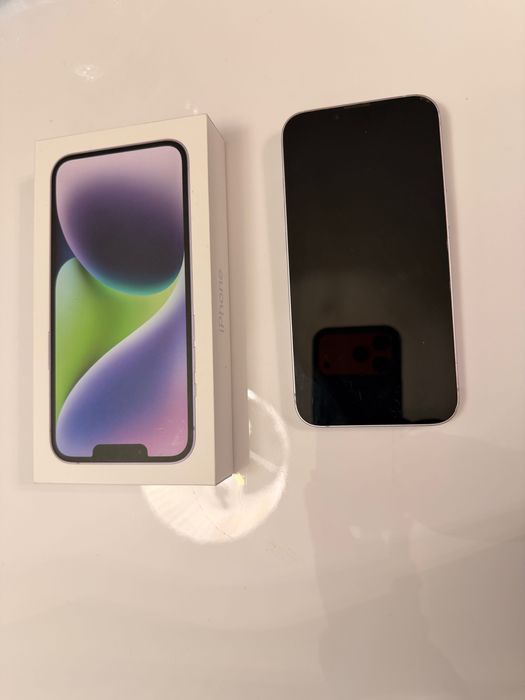 Iphone 14 128gb 78% baterie culoare mov deschis