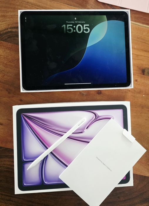 Apple ipad air 11-inch (M2) 256GB Purple + Pencil Pro + Husa