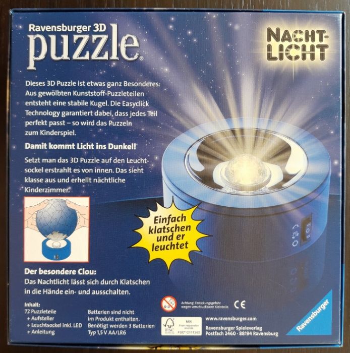 Lampa Ravensburger 3D puzzle Minions - NOU