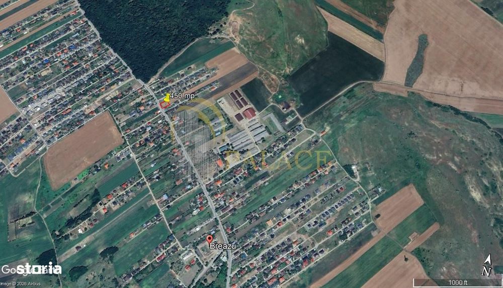 Teren 450 mp Breazu langa Padurea Marzesti