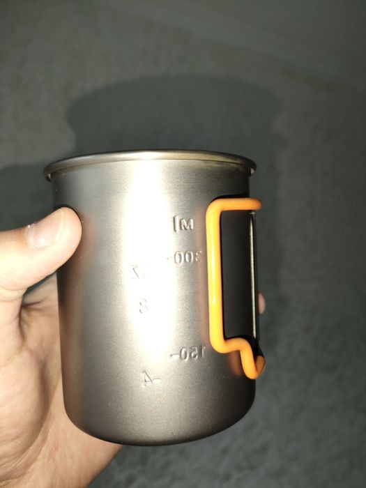 Кружка титановая 450 мл