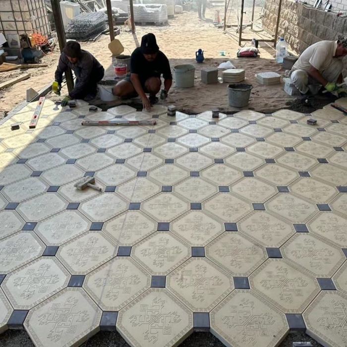 Брусчатка, тротуарная плитка, бордюры