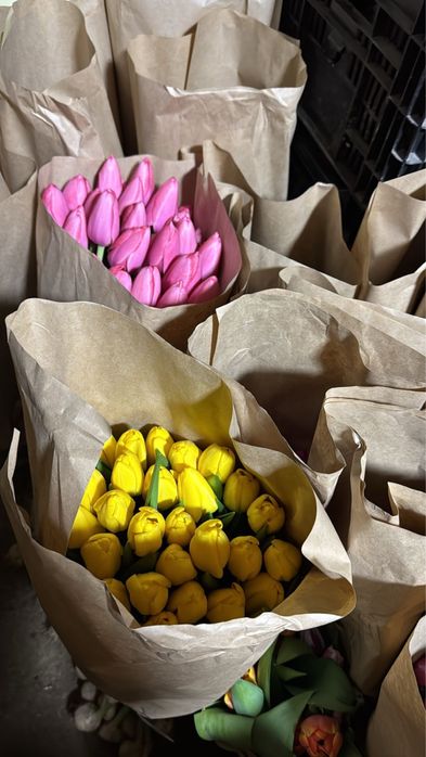 Тюльпаны в розницу доставка цветы