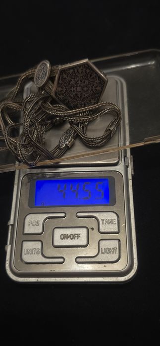 Lant vechi argint cu email