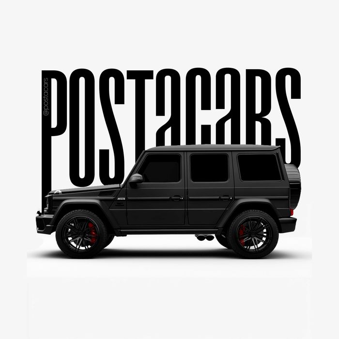 Постер с машиной