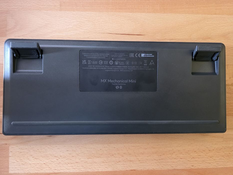 Клавиатура на 2м - Logitech MX Mechanical Mini безжична, 2г гаранция