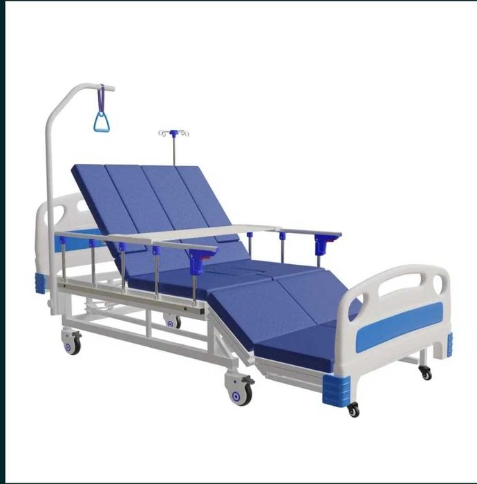 Медицинская кардио кровать с функцией туалета