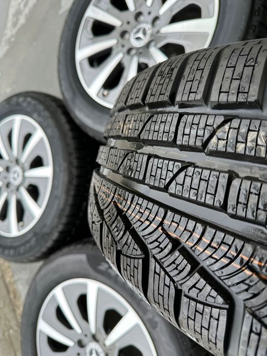 Jante originale Mercedes 17 cu anvelope de iarna