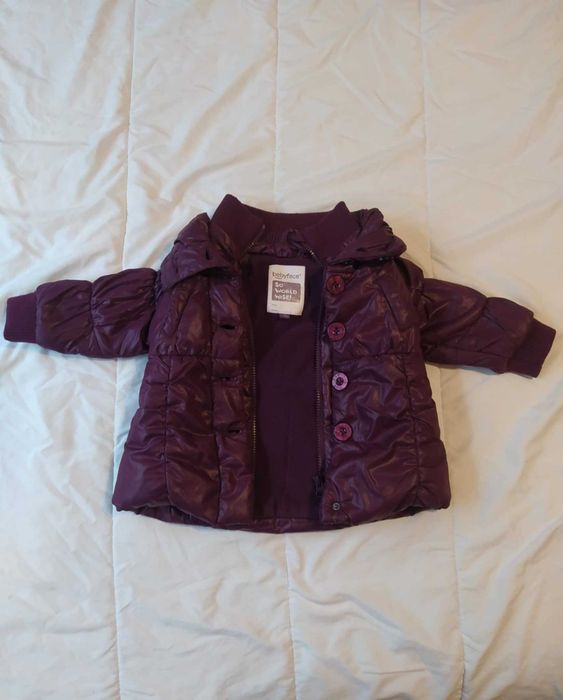 Зимно яке за момиче BABY FACE
с цип и копчета 74 номер
