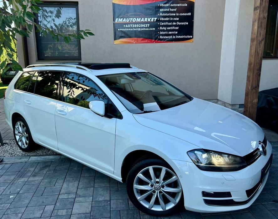 VW Golf 7 2.0 D Highline*Piele*Panoramic*
Bi-Xenon*Euro 6*Distronic*Lane assist