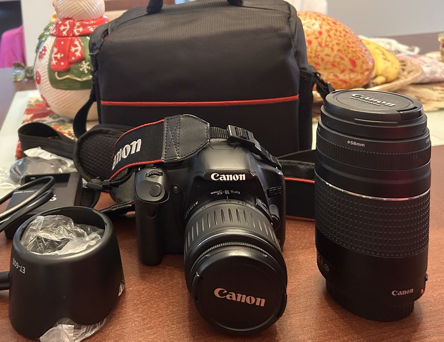 Продавам фотоапарат Canon 500D в много добро състояние
