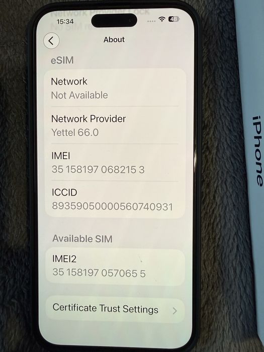 Iphone 15 Pro max 256 gb