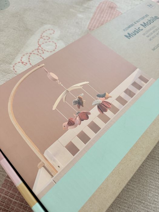 Дървена Музикална Въртележка за Легло Fairy Garden