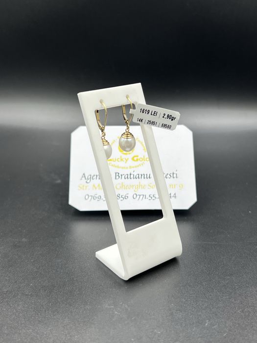Cercei aur 14k 2.90 gr cod 25651