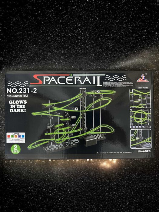 Динамический конструктор Космические горки с неоновой подсветкой!