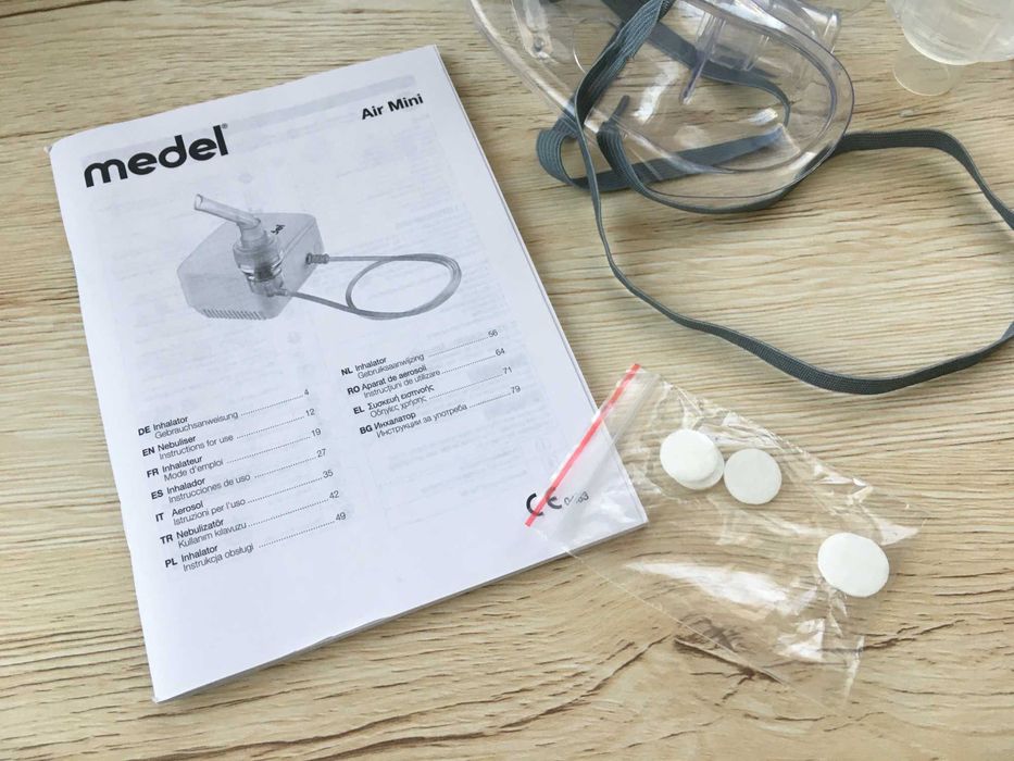 Гаранционен Мини инхалатор за аерозолна терапия, Medel Air Mini