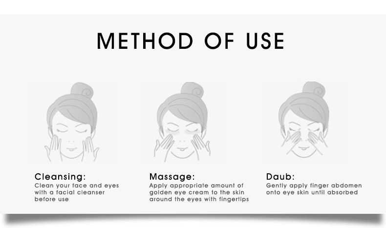 Златен серум КОМПЛЕКТ против бръчки. За лице Анти ейдж крем за очи