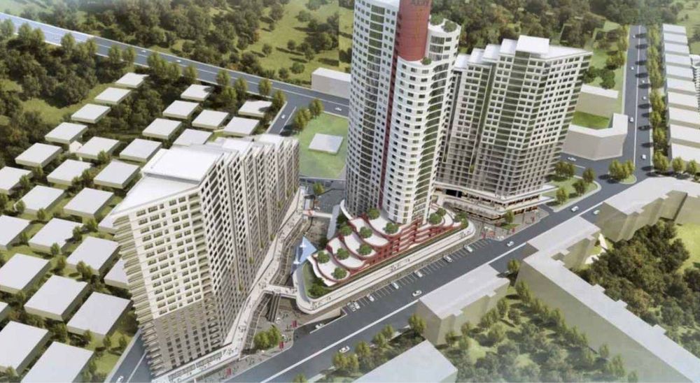 Акай Сити Квартира коробка 50м2 , 2/9/25 монолитный дом.