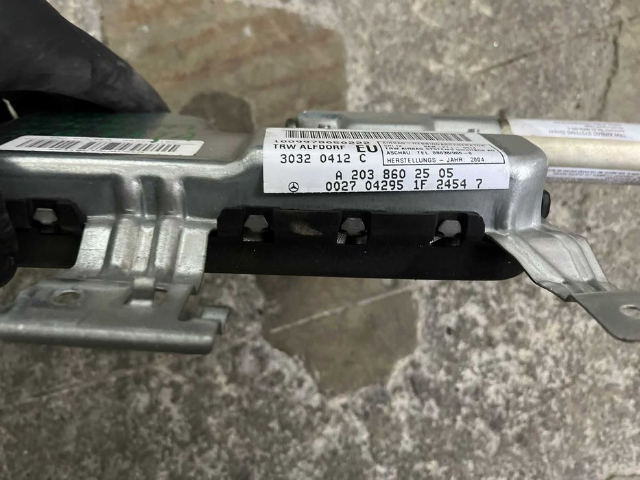 airbag usa stanga sanga fata mercedes cclass 2007 facelift