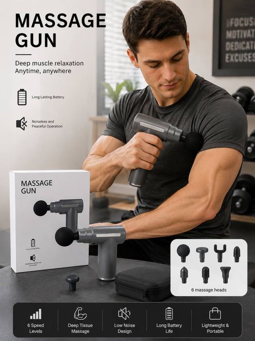 Massage gun Массажёр для тела! Massajor Доставка есть!