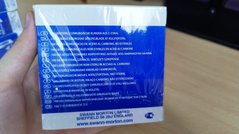 Лезвия для скальпеля Swann Morton № 10
