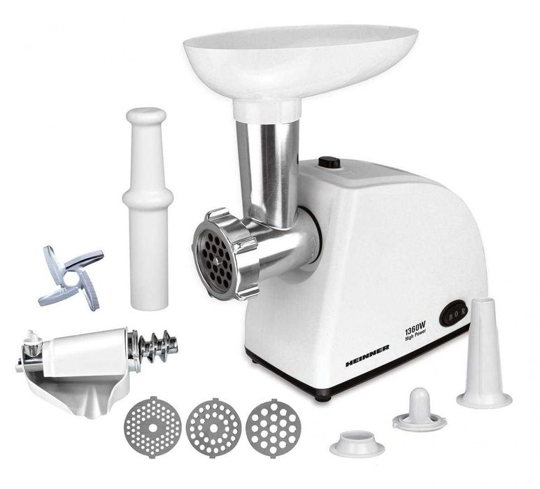 Masina de tocat Heinner MG1500TA-BG, 1600 W, Accesorii,folosita o data