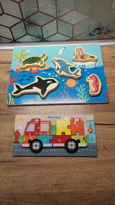 Дървени пъзели за най-малките деца