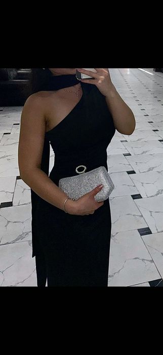 Черное вечернее платье LICHI