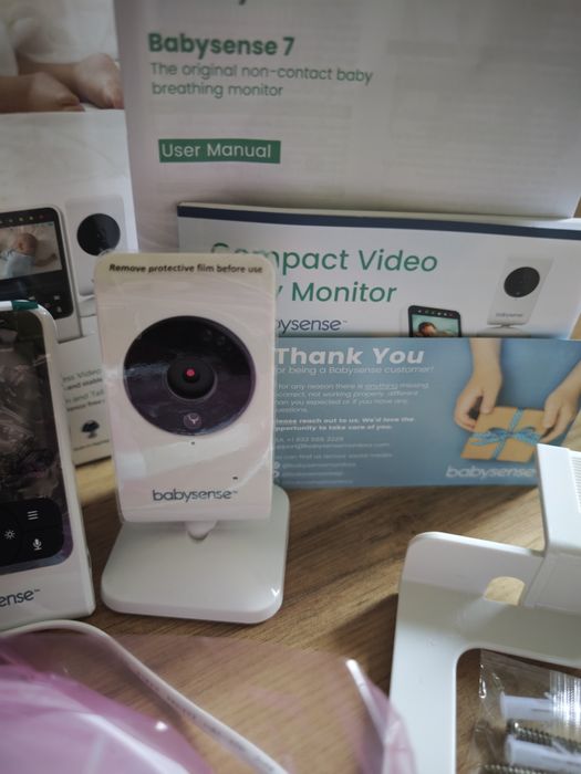 Babysense Compact Bundle – комбиниран монитор за дишане с видеобебефон