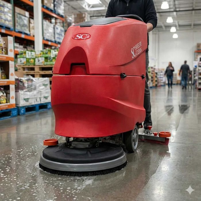 УЦЕНКА! Поломоечная машина Shelby SC50B — автономная уборка Поломойка