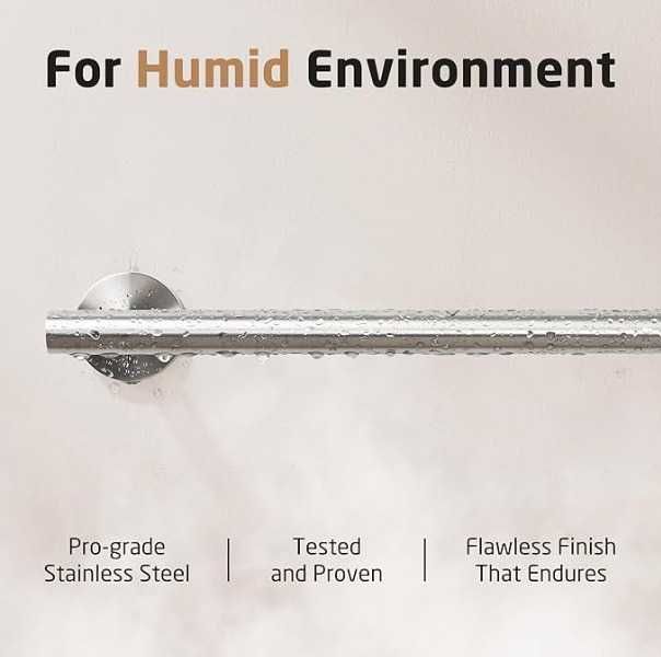 KES Държач за хавлии за баня от неръждаема стомана SUS304