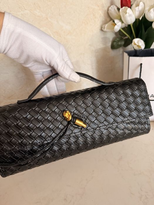 Дамски клъч Bottega Veneta черен