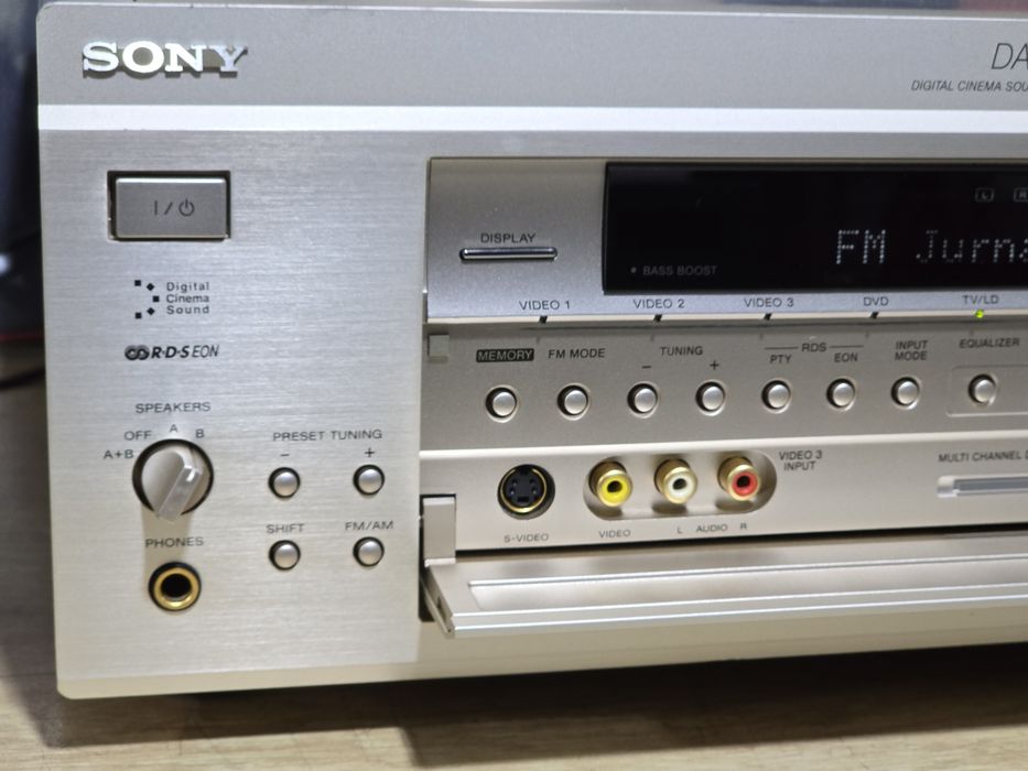 Receiver SONY str-da50 ES, amplituner 2.0 hifi, 5.1 surround, șampanie