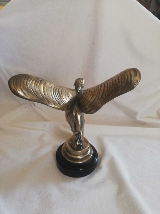 Statuetă Rolls-Royce „Spirit of Ecstasy” – Piesă Vintage de Colecție (25.5 cm, 1.6 kg)