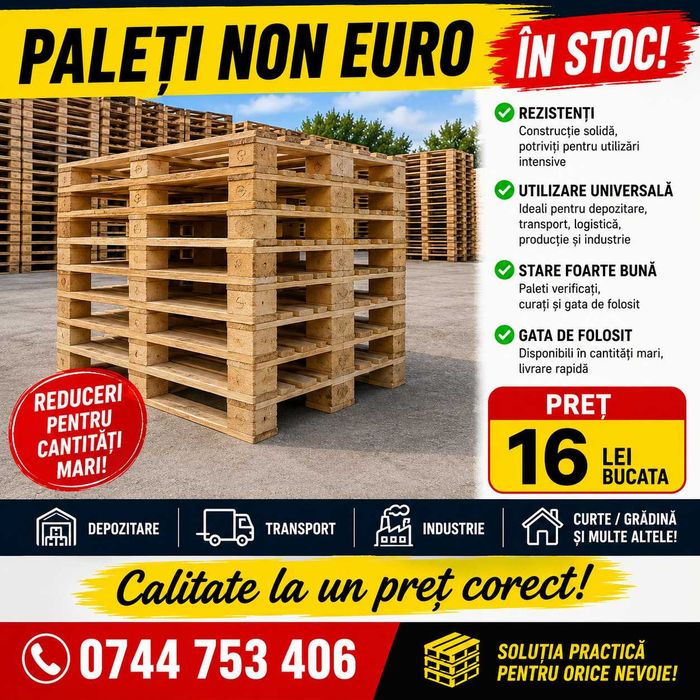 Paleti non euro de vanzare