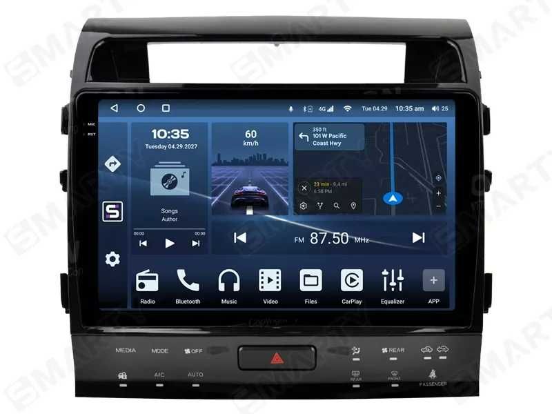 Адапторна рамка за мултимедия за Toyota Land Cruiser (2007-2015) 10"