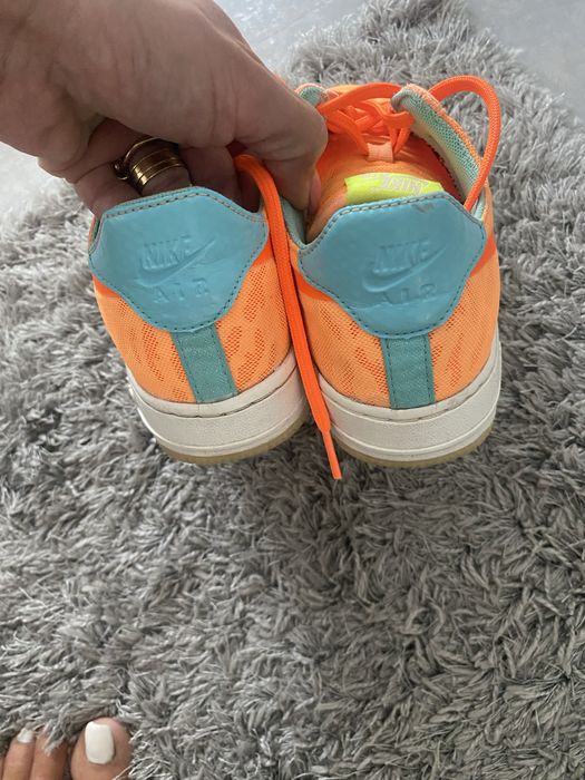 Adidasi Nike Air Force 1 portocalii