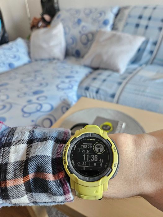 Ceas Smartwatch Garmin Instinct 2, 45mm, Electric Lime (factura, fara defecte)
