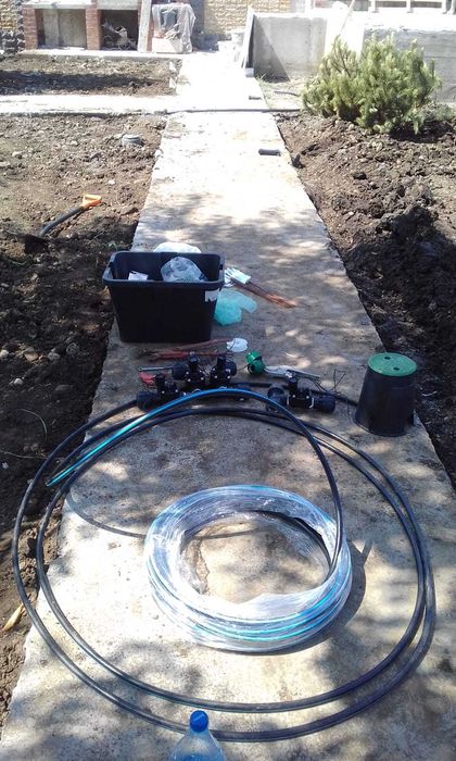 Irigati   gazon, pomi fructiferi, sere,solari  automatizare rain bird