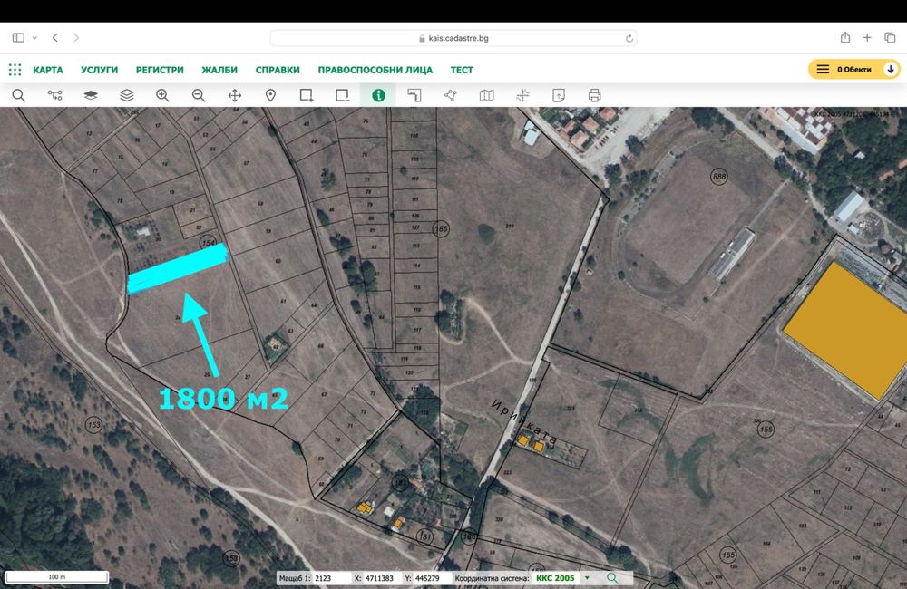 Продава се изгодно парцел в регулация с изтекъл ПУП в гр. Баня