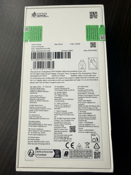 OPPO A5 5G Mist White