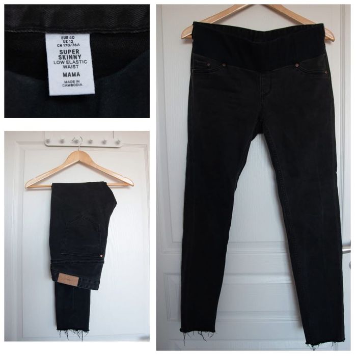 Лот дънки за бременни - нови и много запазени от С до М