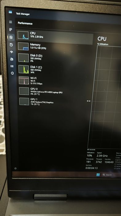 Laptop Lenovo IdeaPad Gaming 3 15ARH7 RTX 4050 6GB  16GB DDR5